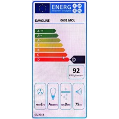 Davoline Olympia 2.0 370 Ελεύθερος Απορροφητήρας Λευκός Davoline Olympia 2.0 370 Ελεύθερος Απορροφητήρας Λευκός